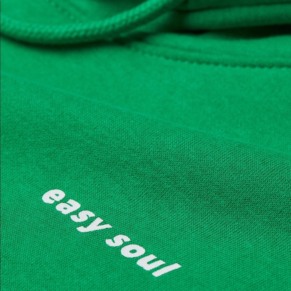 Green Crop Hoodie Recycled